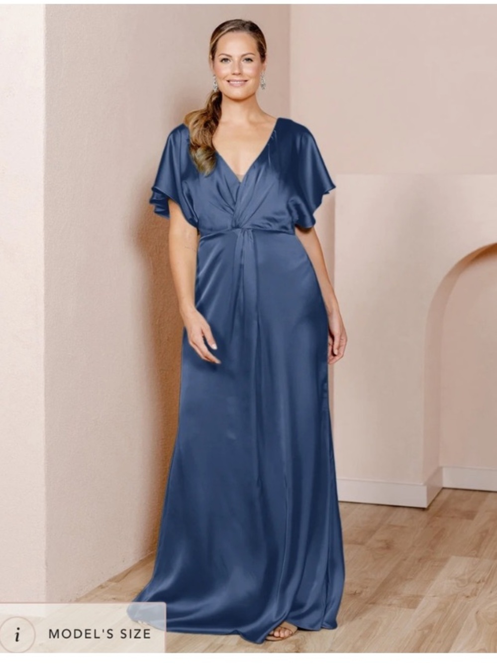 Revelry romantic Blue Gwen Maxi Dress